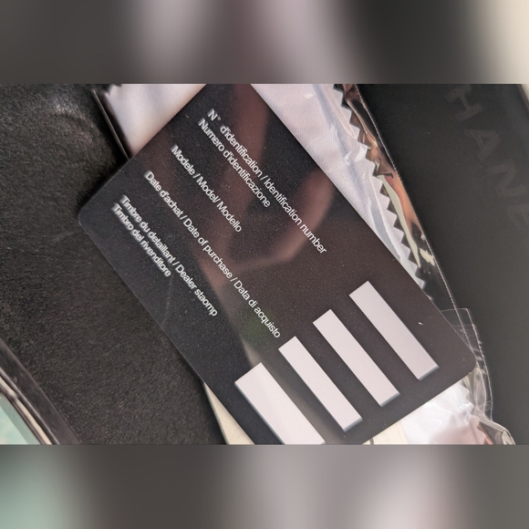 Chanel Black Rectangular Box And case With Papers And Protective Wipes - Picture 3 of 6